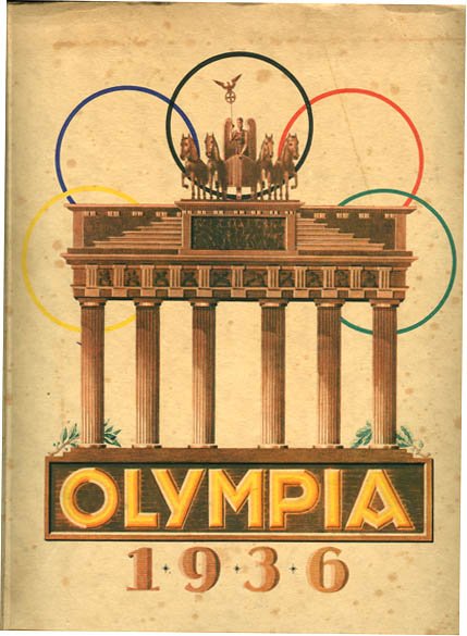 AK0082 OLYMPIA 1936 SOUVENIR BOOK