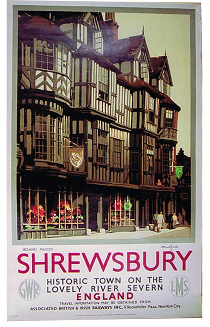 G001 SHREWSBURY - HISTORIC TOWN ON THE LOVELY RIVER SEVERN ENGLAND