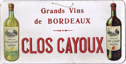 G131 GRAND VINS DE BORDEAUX - CLOS CAYOUX