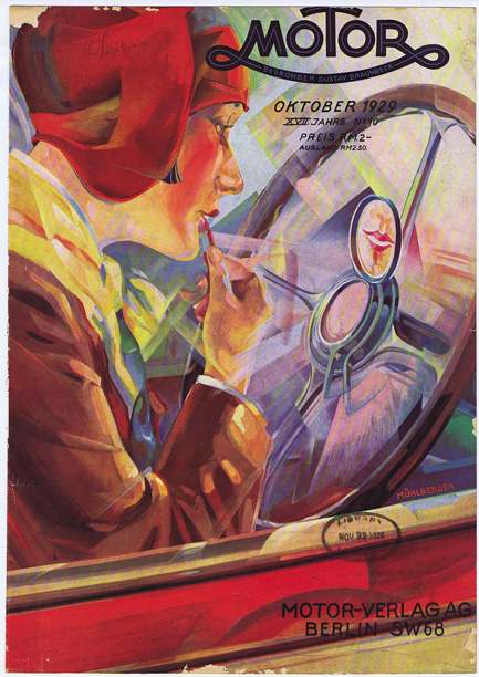 H047 MOTOR MAGAZINE OCTOBER 1929 COVER