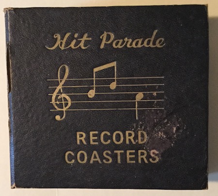 H239 HIT PARADE RECORD COASTERS