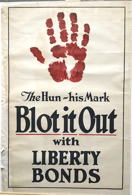 J105 THE HUN HIS MARK- BLOT IT OUT WITH LIBERTY BONDS