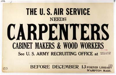 U1026 U.S. AIR SERVICE NEEDS CARPENTERS, CABINET MAKERS & WOOD WORKERS