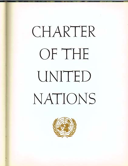 DK128 CHARTER OF THE UNITED NATIONS