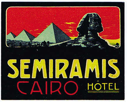 DK429 SEMIRAMIS HOTEL - CAIRO