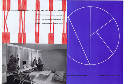 G003 KNOLL FURNITURE - TWO BROCHURES