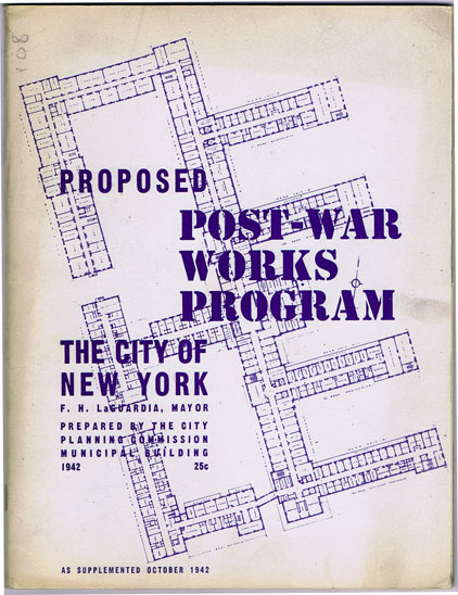 G056 PROPOSED POST WAR WORKS PROGRAM - CITY OF NEW YORK