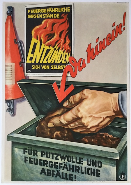 H466 GERMAN FACTORY SAFETY POSTER