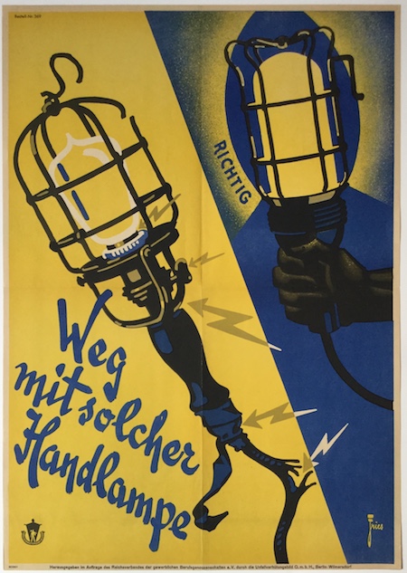 H467 GERMAN FACTORY SAFETY POSTER