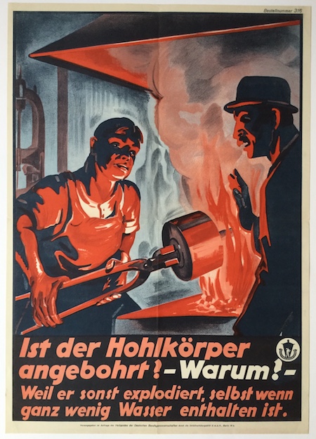 H468 GERMAN FACTORY SAFETY POSTER