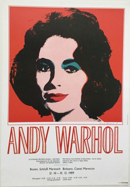 H507 ANDY WARHOL EXHIBITION IN ITALY