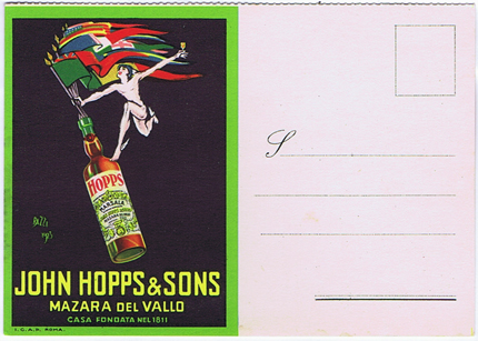 P2073 JOHN HOPPS & SONS MARSALA POST CARD