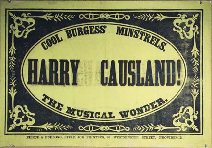 YK0757 HARRY CAUSLAND! THE MUSICAL WONDER - COOL BURGESS MINSTRELS