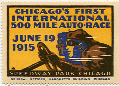 AK0031 CHICAGO’S FIRST INTERNATIONAL 500 MILE AUTO-RACE