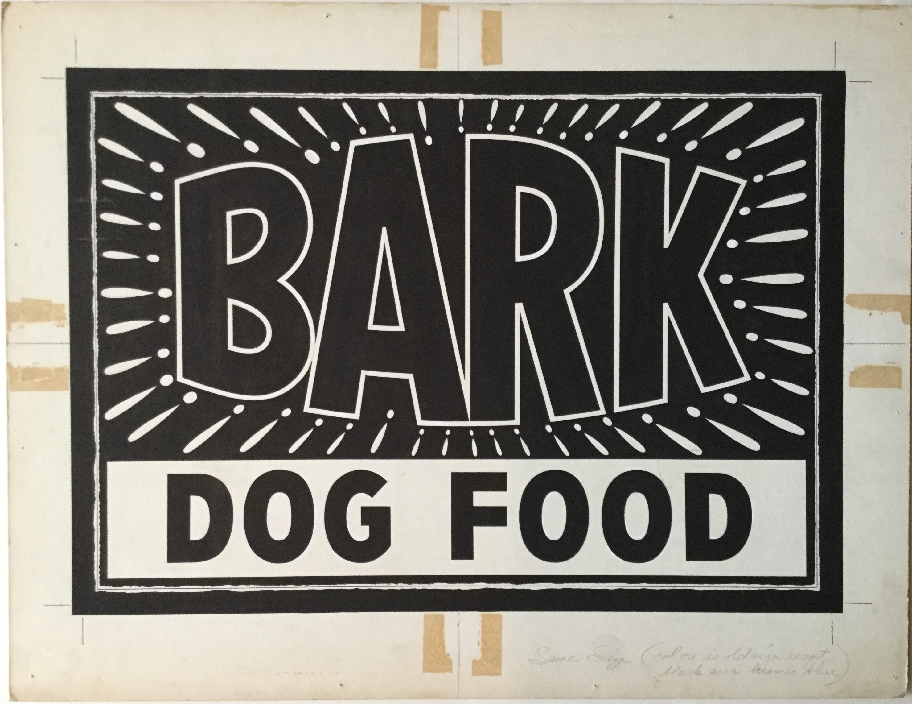 J158	BARK! DOG FOOD