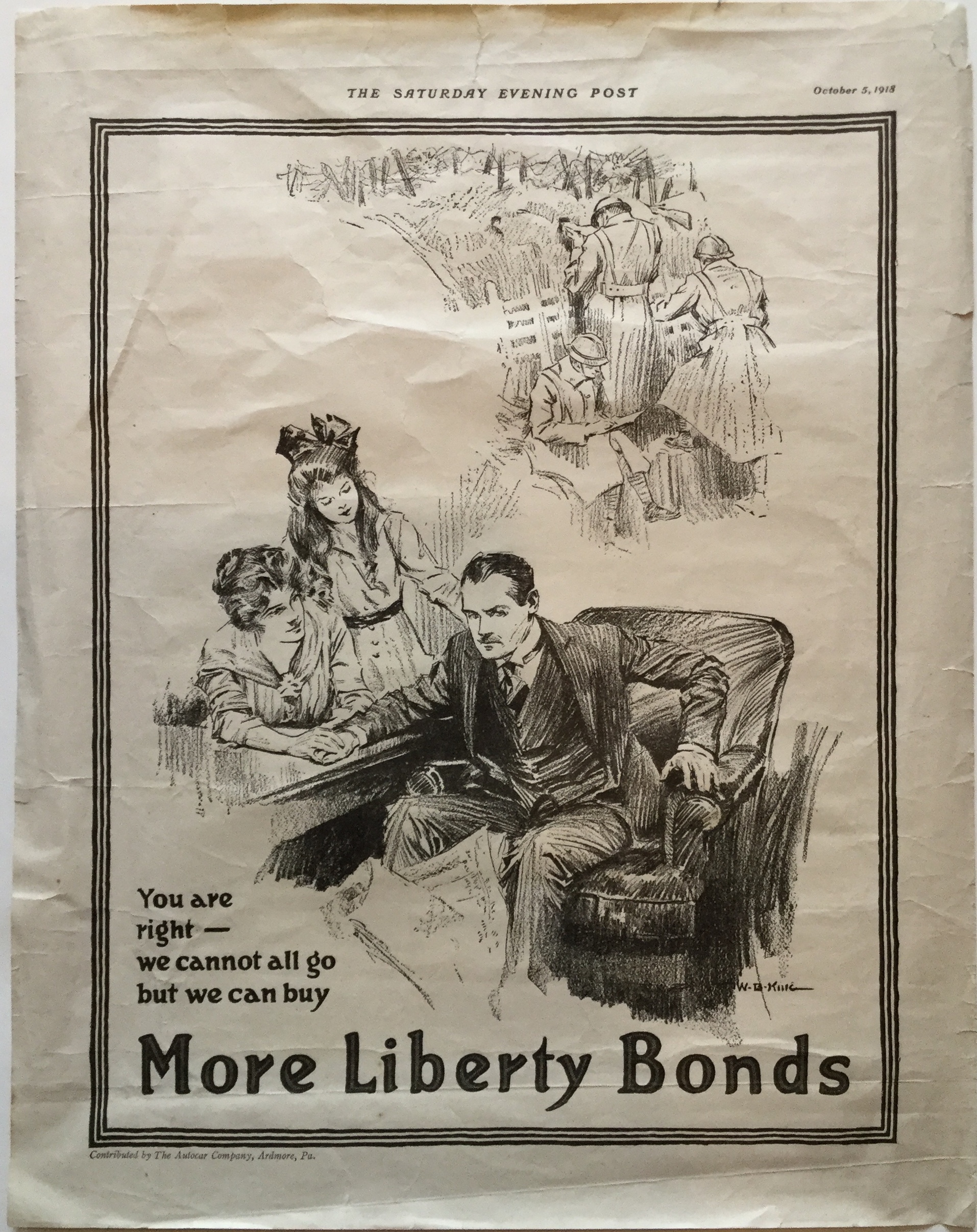 J169	YOU ARE RIGHT WE CANNOT ALL GO BUT WE CAN BUY MORE LIBERTY BONDS