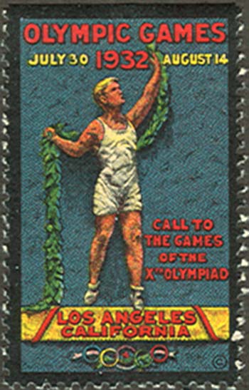 YK0401 OLYMPIC GAMES LOS ANGELES 1932