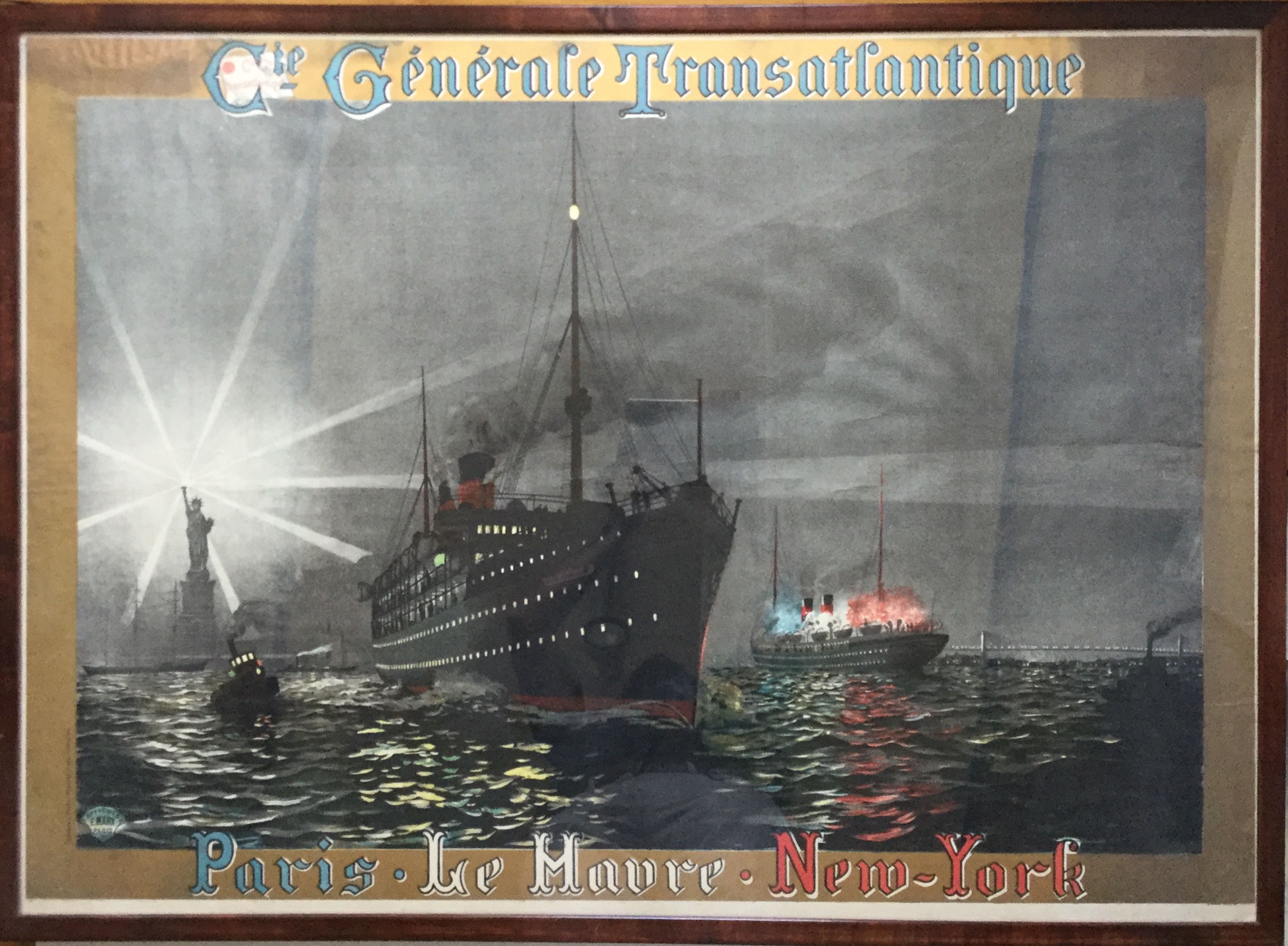 J288	CIE GENERALE TRANSATLANTIQUE - PARIS - LA HAVRE - NEW YORK