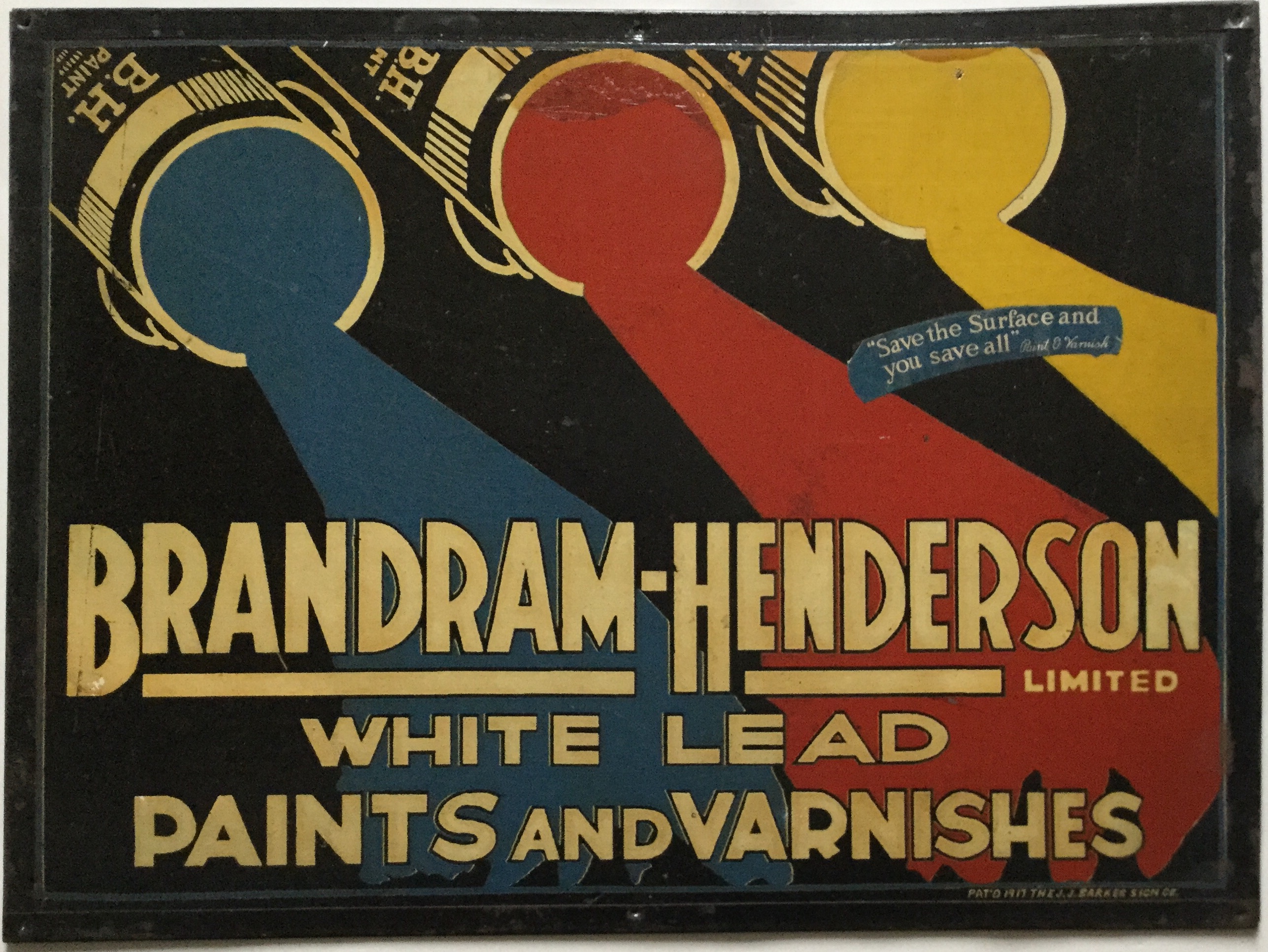 J401	BRANDRAM-HENDERSON WHITE LEAD PAINTS AND VARNISHES