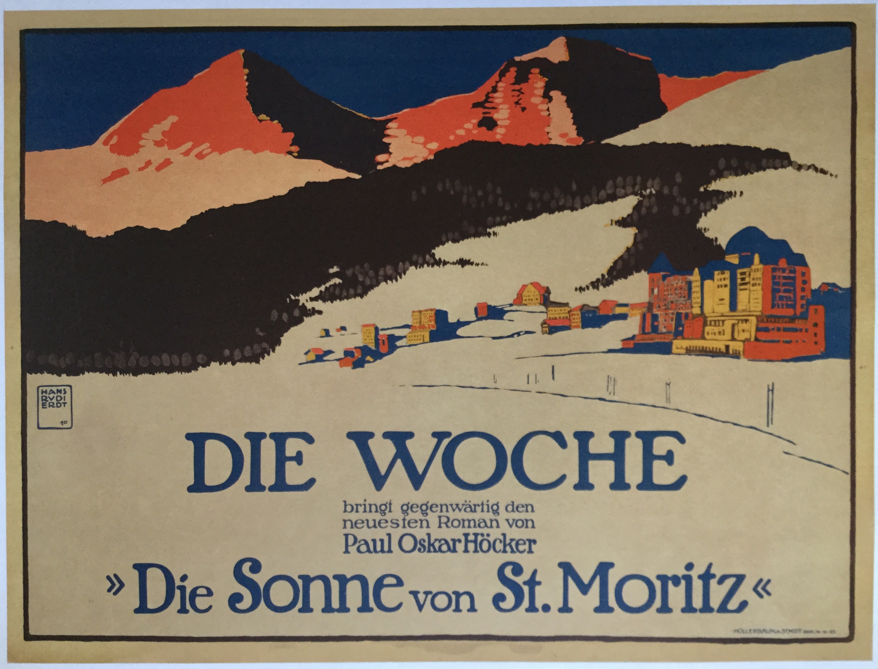 WW1785	DIE WOCHE "DIE SONNE VON ST. MORITZ”