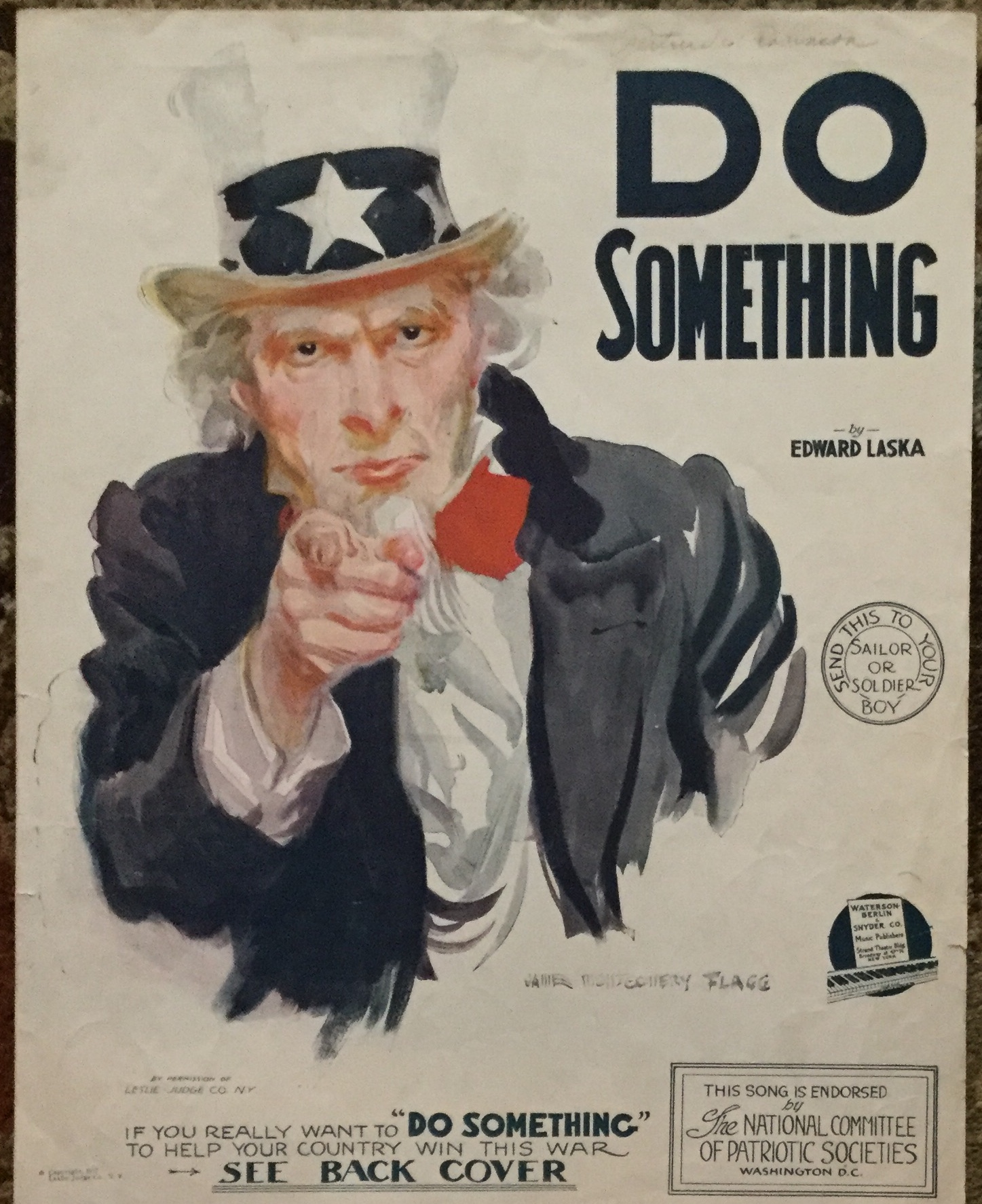 J545	"DO SOMETHING" WRITTEN BY EDWARD LASKA