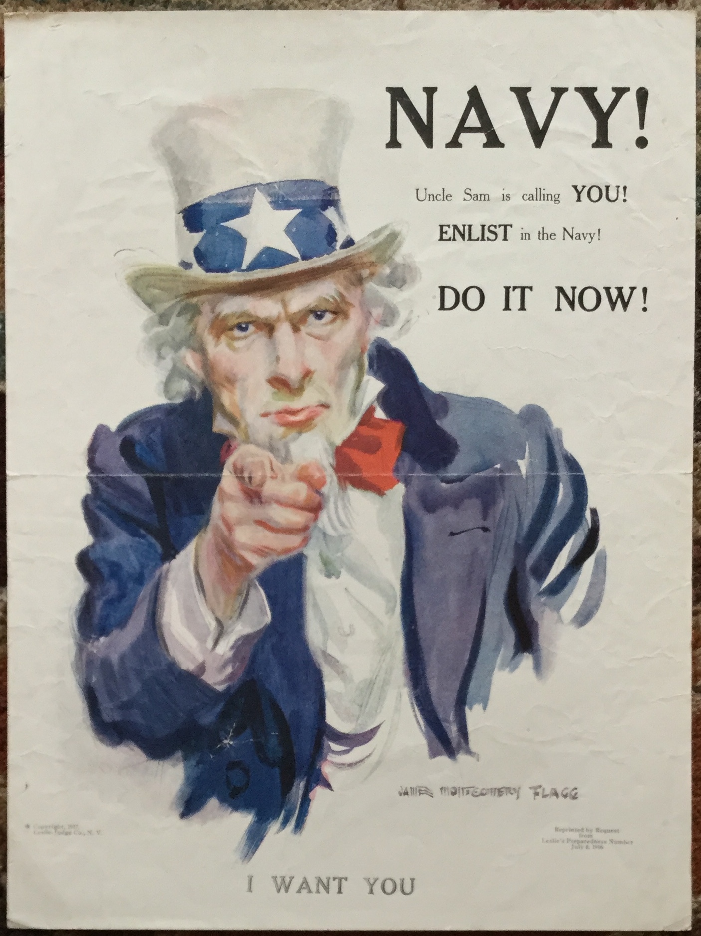 J546	NAVY! UNCLE SAM IS CALLING YOU
