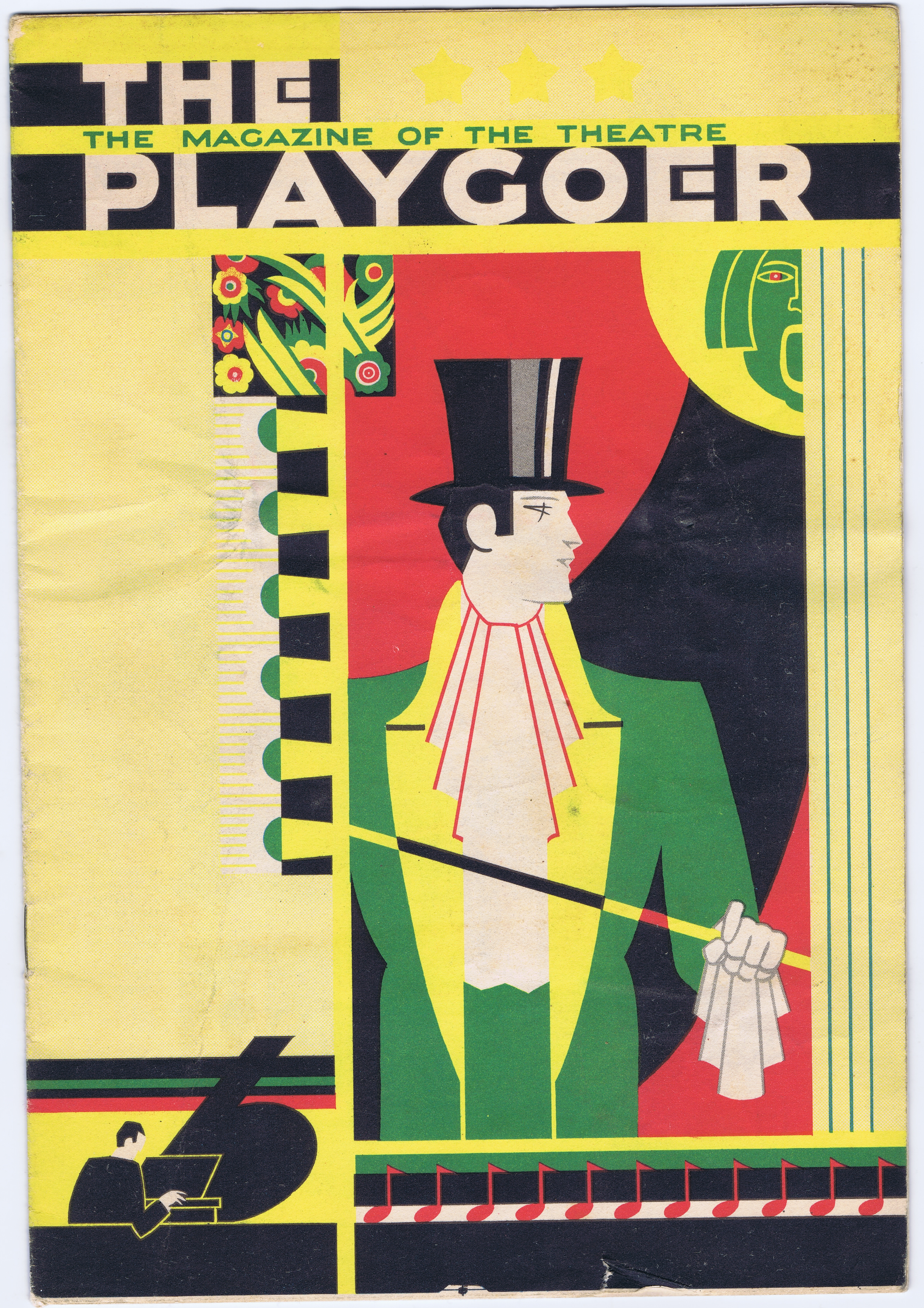 J671	THE PLAYGOER - CHICAGO CA. 1930 - THE MAGAZINE OF THE THEATRE