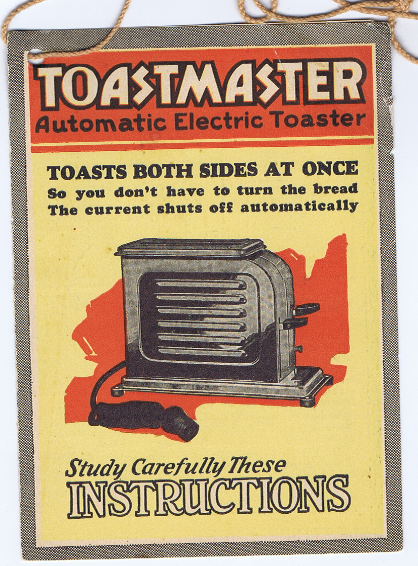 J700	AUTOMATIC ELECTRIC TOASTER “TOAST BOTH SIDES AT ONCE”