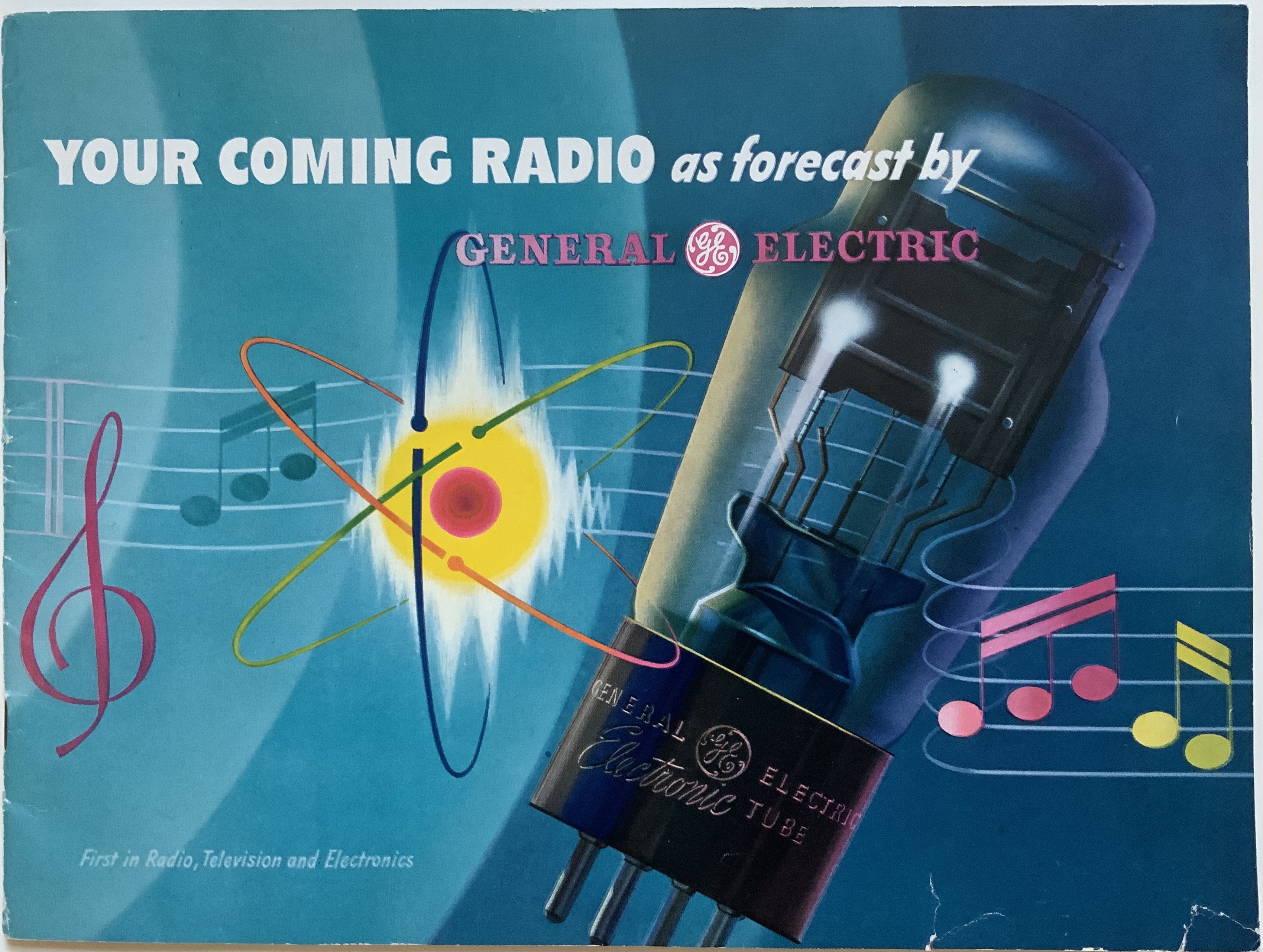 J874	BAYER-LIKE BOOKLET - YOUR COMING RADIO AS FORECAST BY GENERAL ELECTRIC