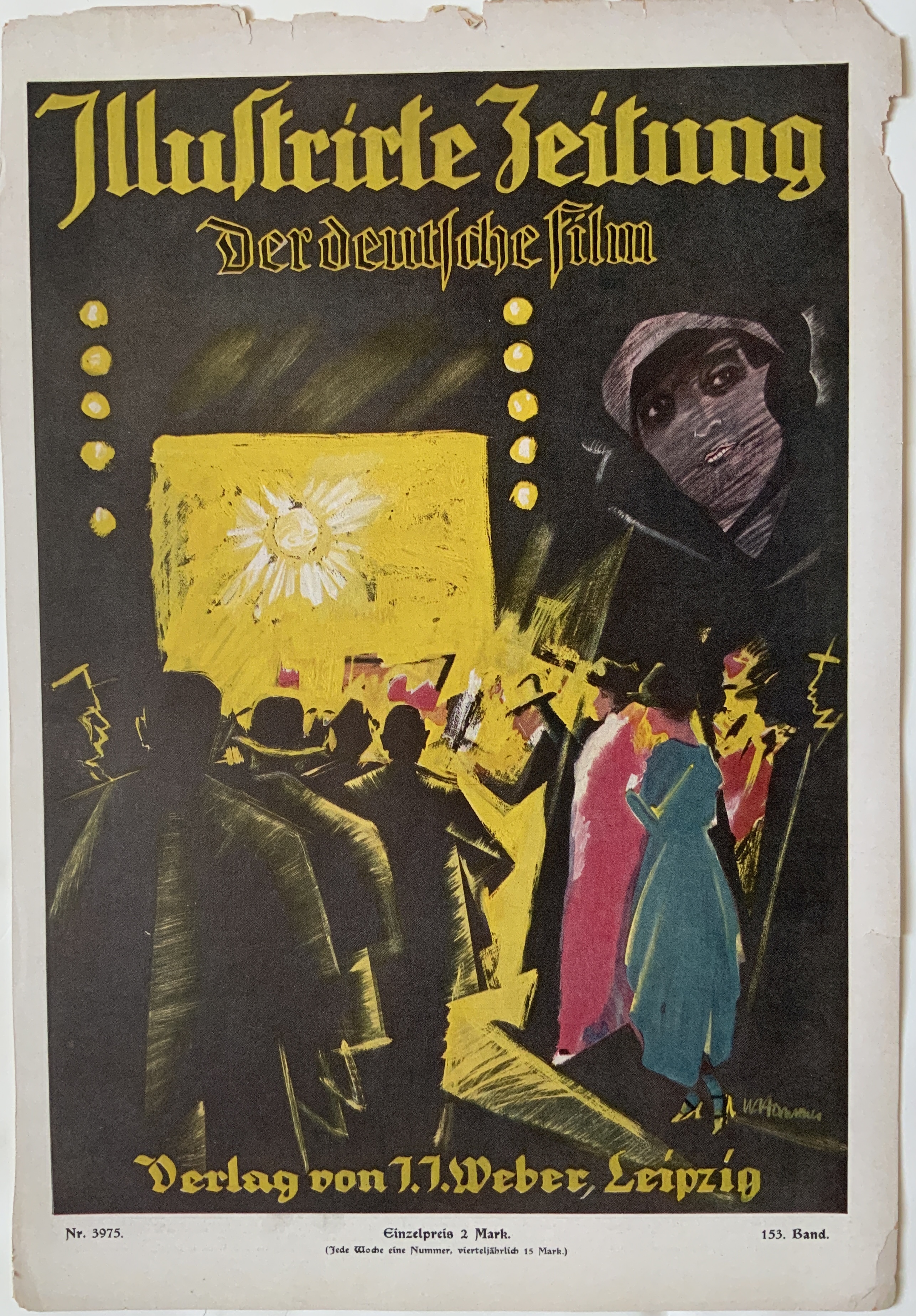 DK458 ILLUSTRATED TIMES OF THE GERMAN FILM