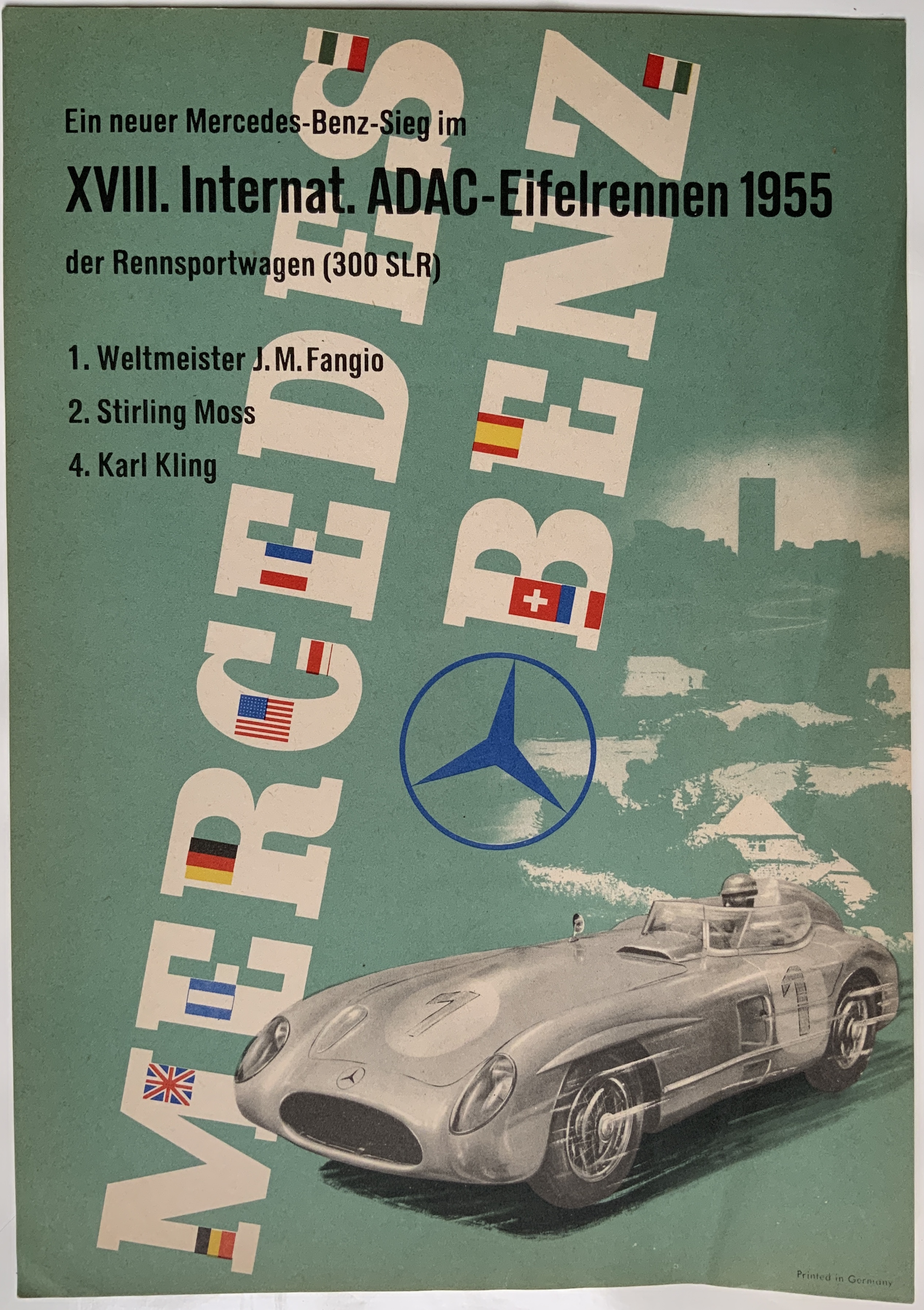M10	MERCEDES BENZ 8TH INTERNATIONAL ADAC EIFELRENNEN 1955