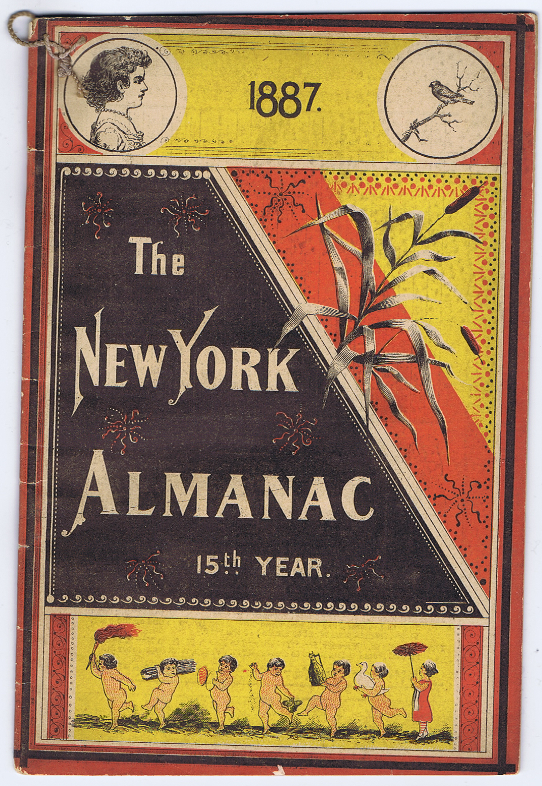 M49	1887 NEW YORK ALMANAC