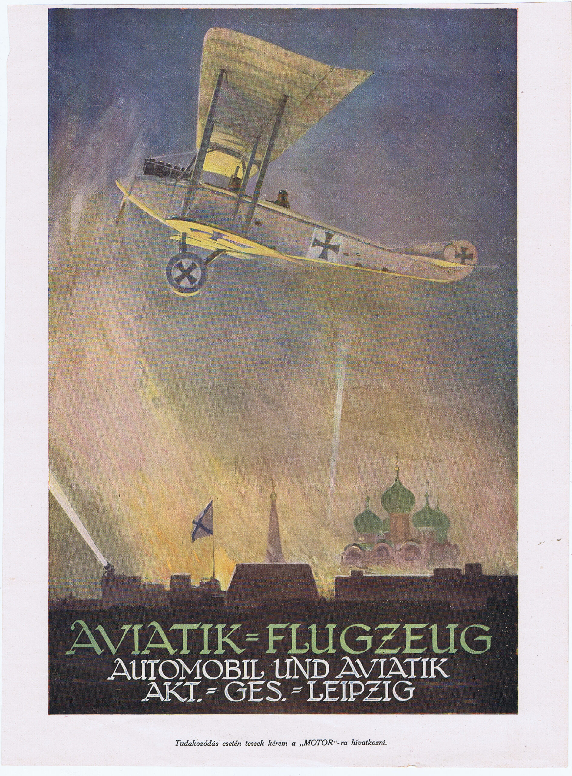 AK0489	AVIATIK FLYING MACHINES CA. 1917