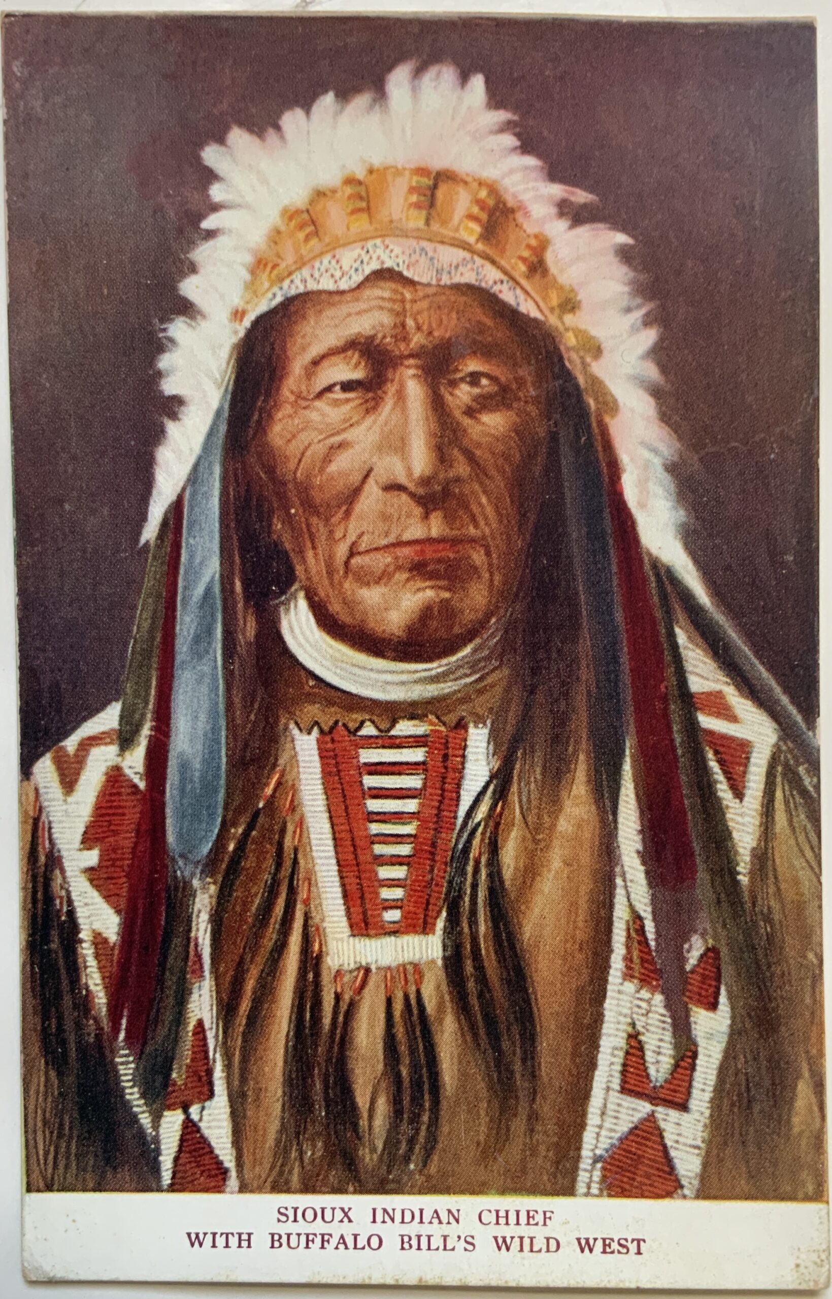 M85	SIOUX INDIAN CHIEF WITH BUFFALO BILL’S WILD WEST SHOW