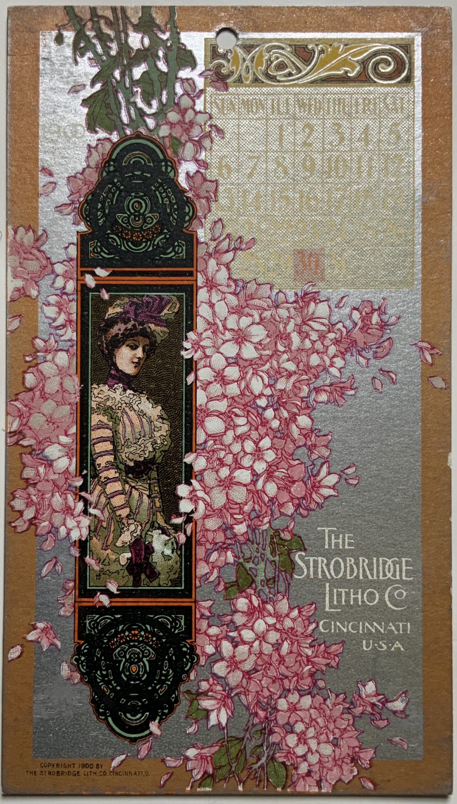 M149	STROBRIDGE LITHO CO. CARD 1900 - MAY