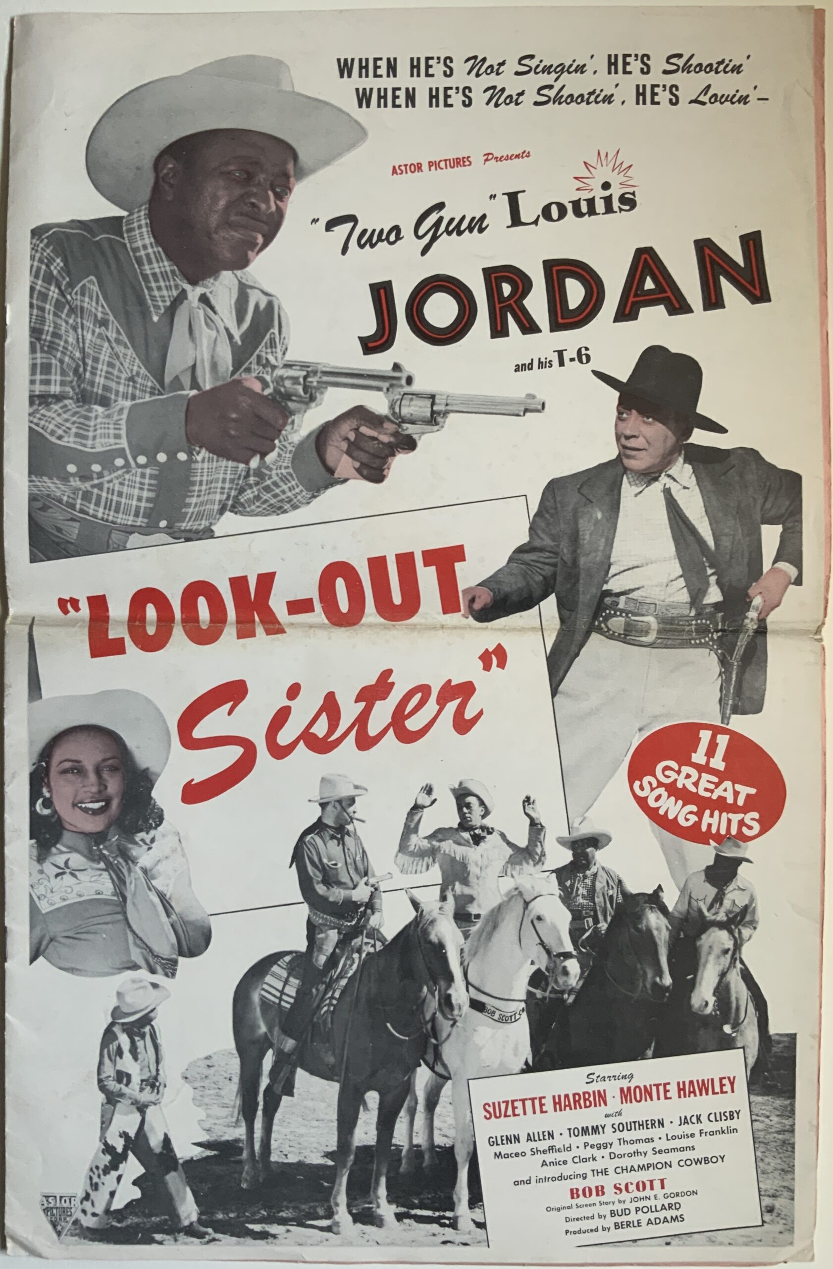 M186	LOOK OUT SISTER - LOUIS JORDAN AND HIS BAND