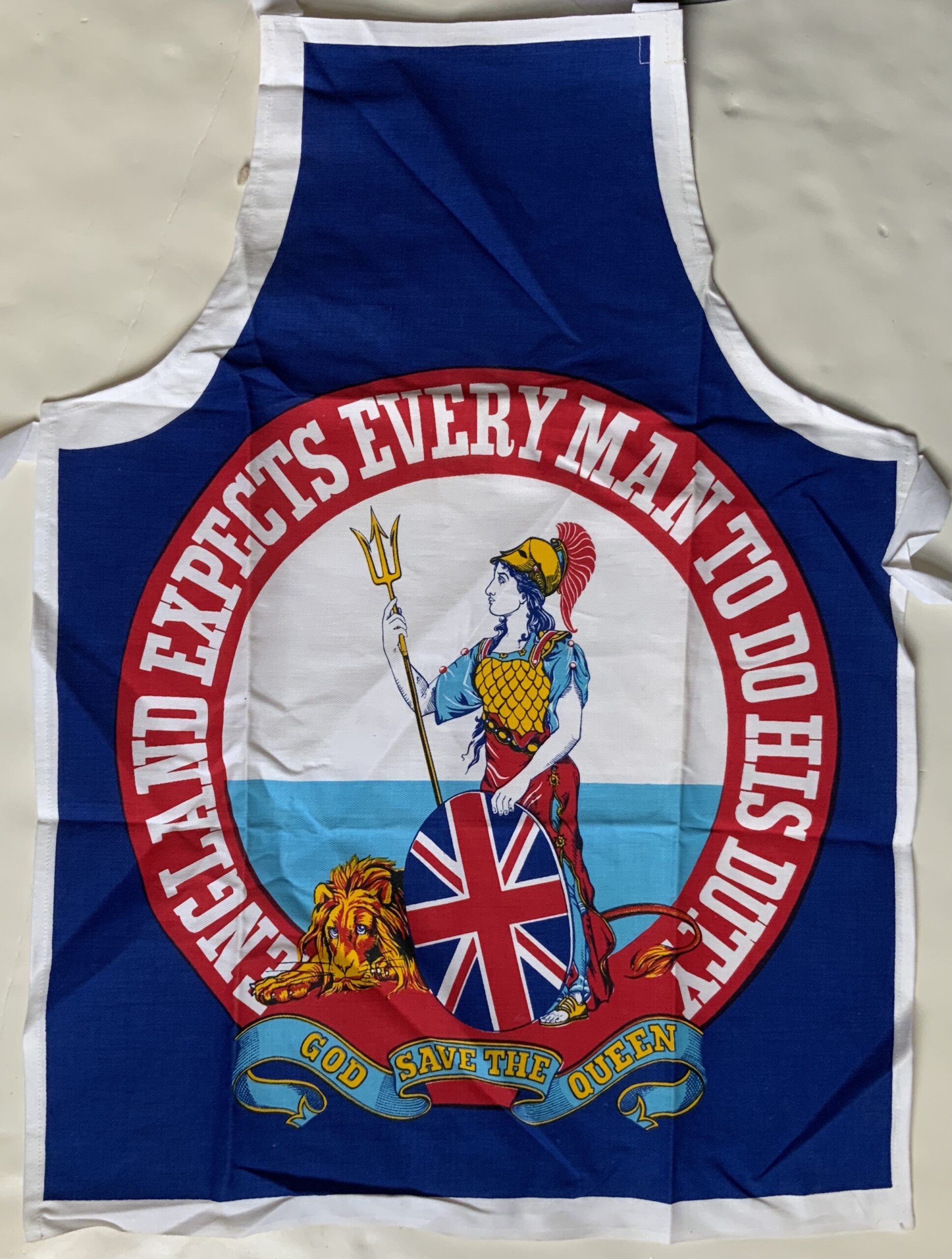 M192	ENGLAND EXPECTS EVERY MAN TO DO HIS DUTY COOKING APRON