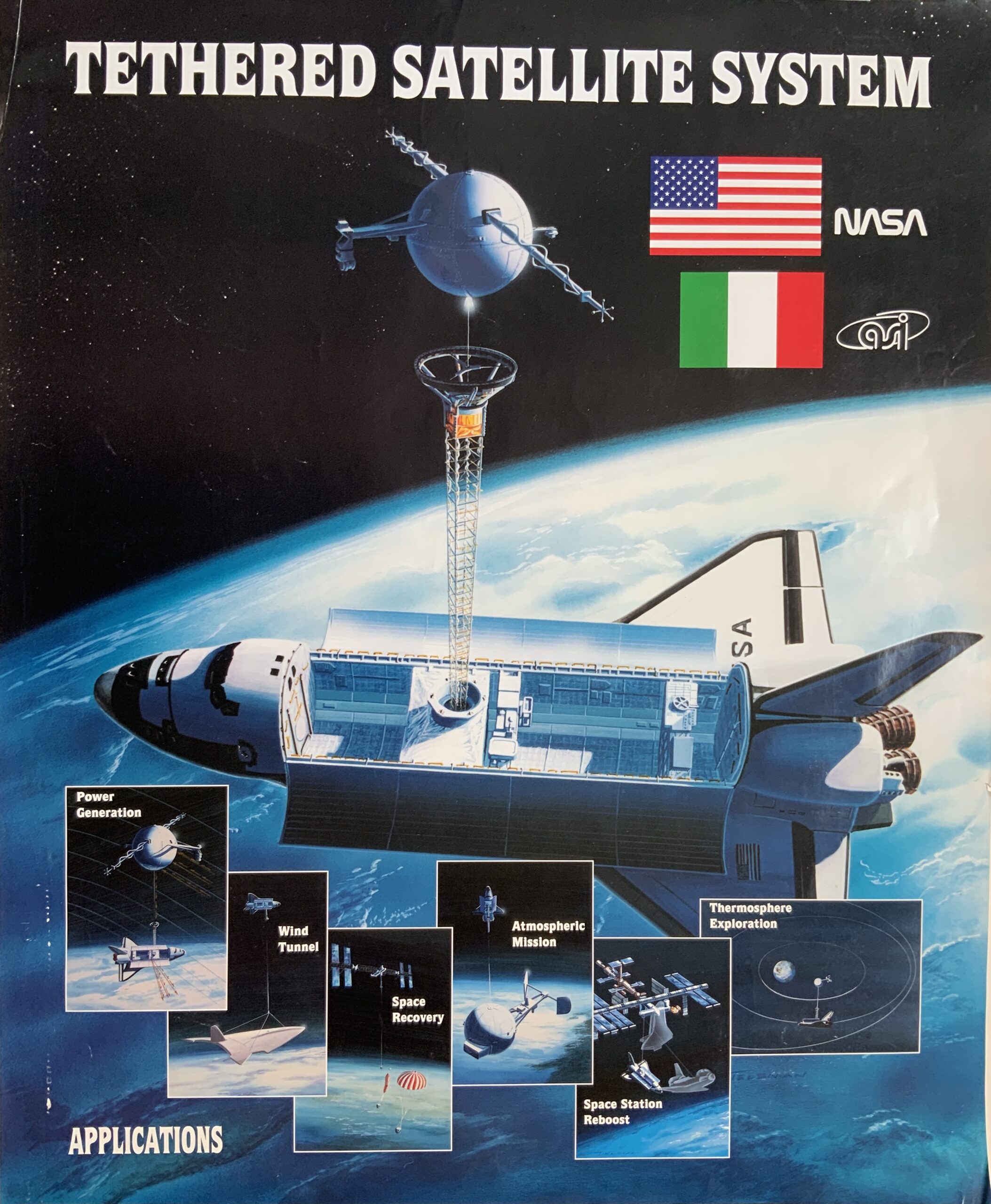 M207	SERIES OF 6 NASA POSTERS - LATE 1990S