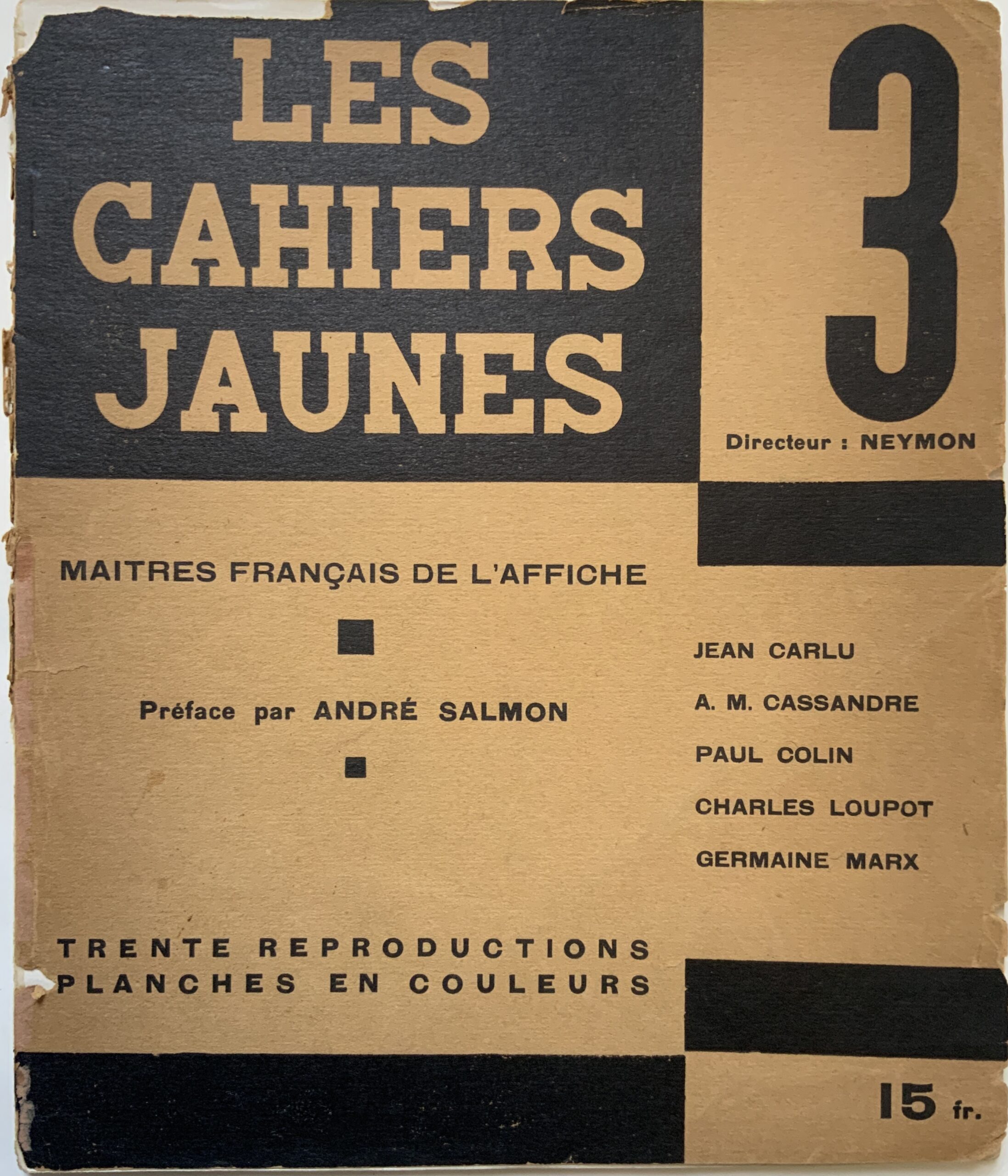 M275	LES CAHIERS JAUNES - “THE YELLOWS NOTEBOOKS”