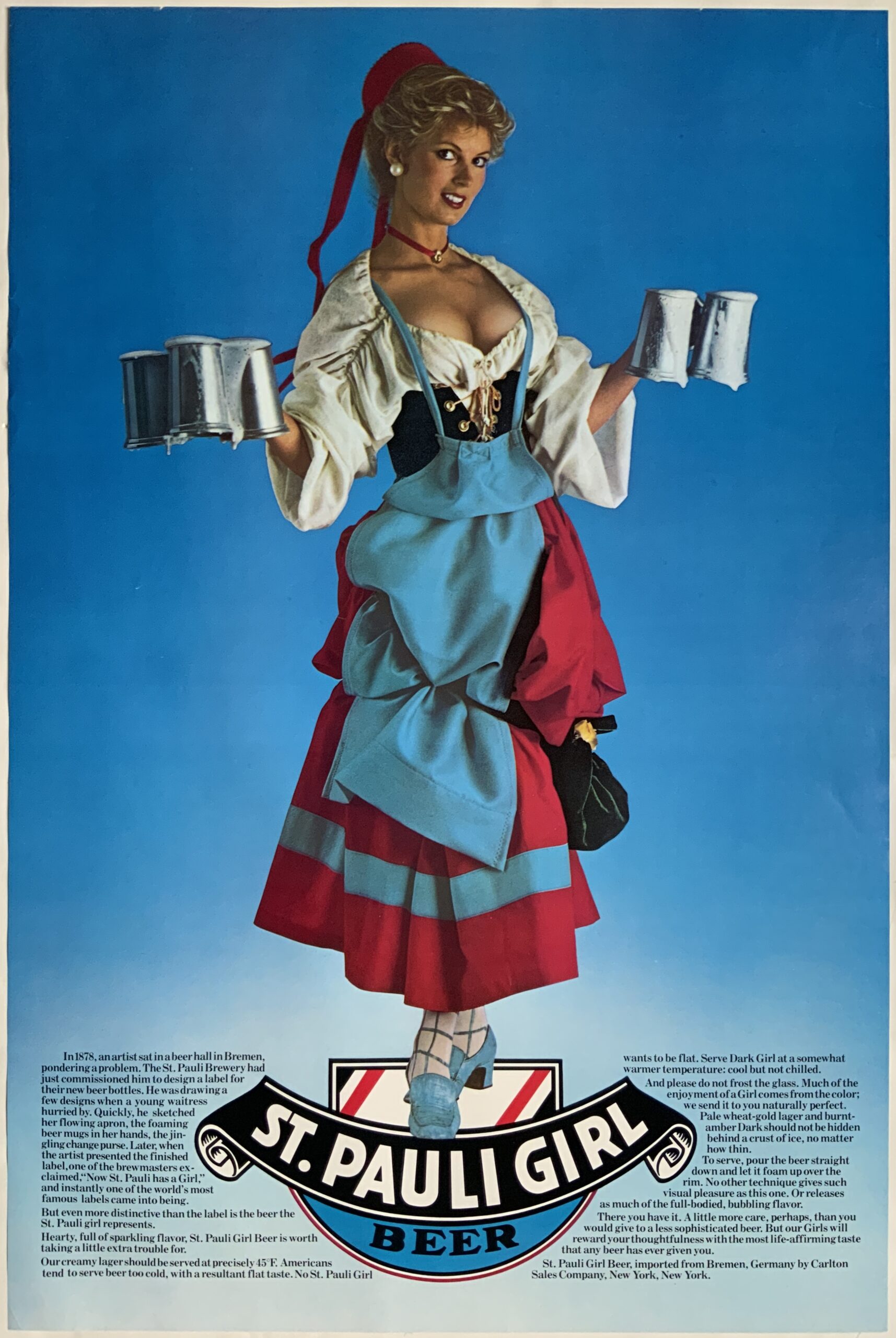 M359 St Pauli Girl Beer Poster