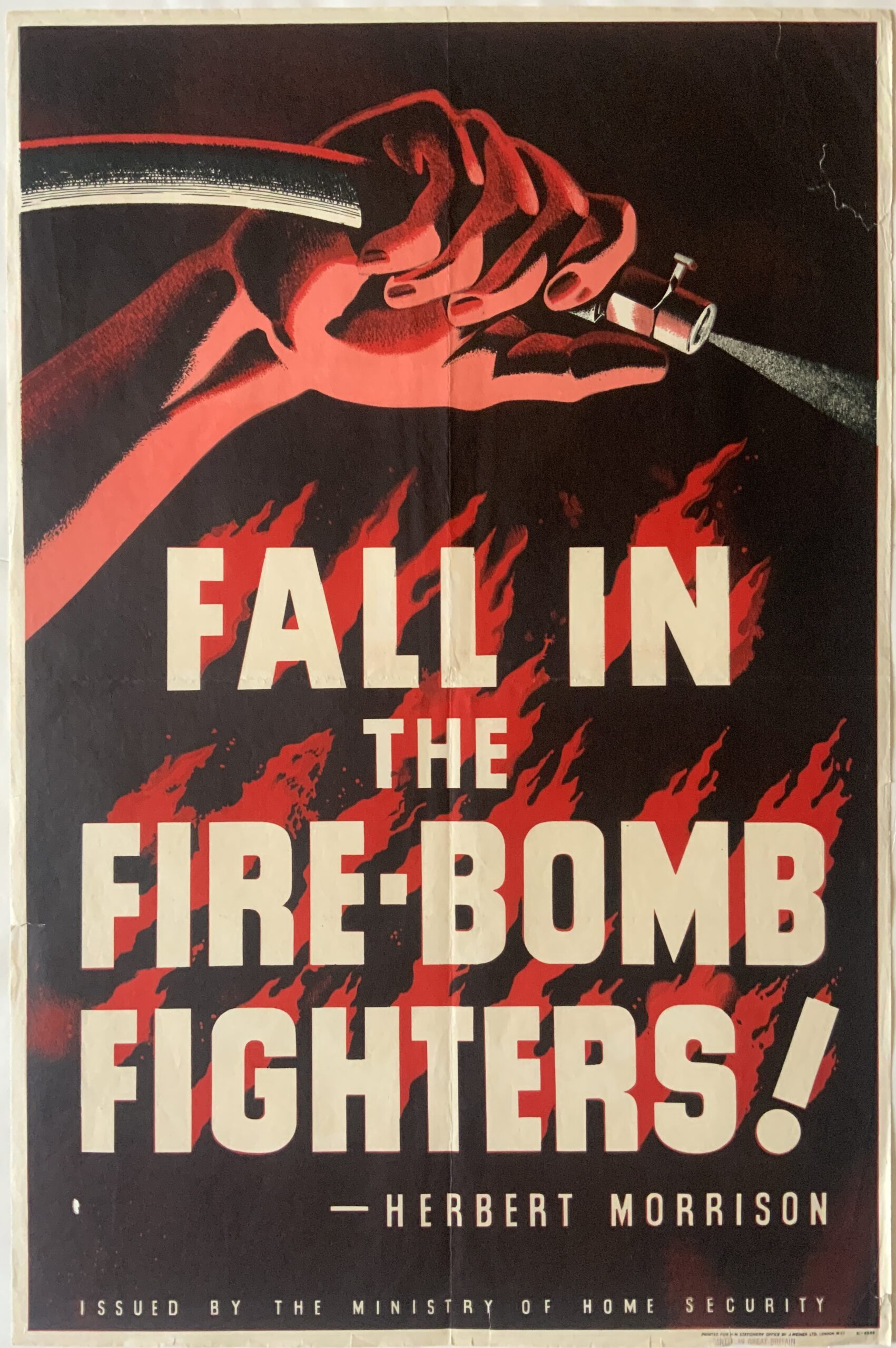 B1694		FALL IN THE FIRE-BOMB FIGHTERS!